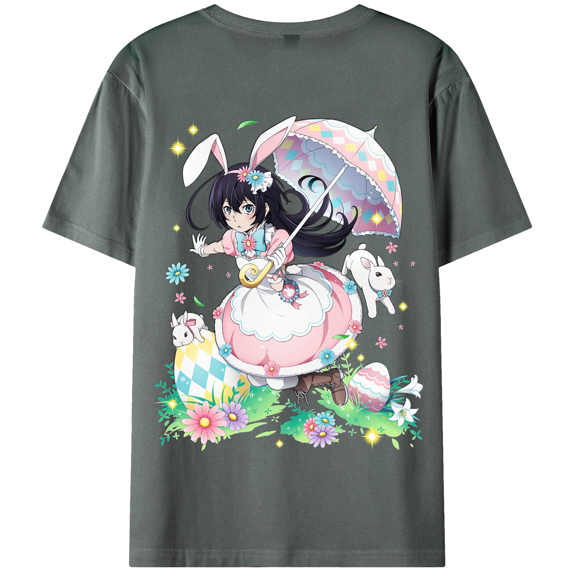 （画像用） 文豪ストレイドッグス Bungo Stray Dogs 綿100％半袖Tシャツ（背面プリント）
